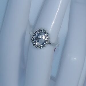 Bohemian Style Ring - White Oval